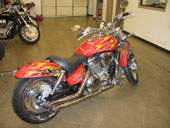 motorcycle custom paint flames