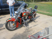 green and orange cutom flames