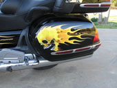 airbrush gold wing